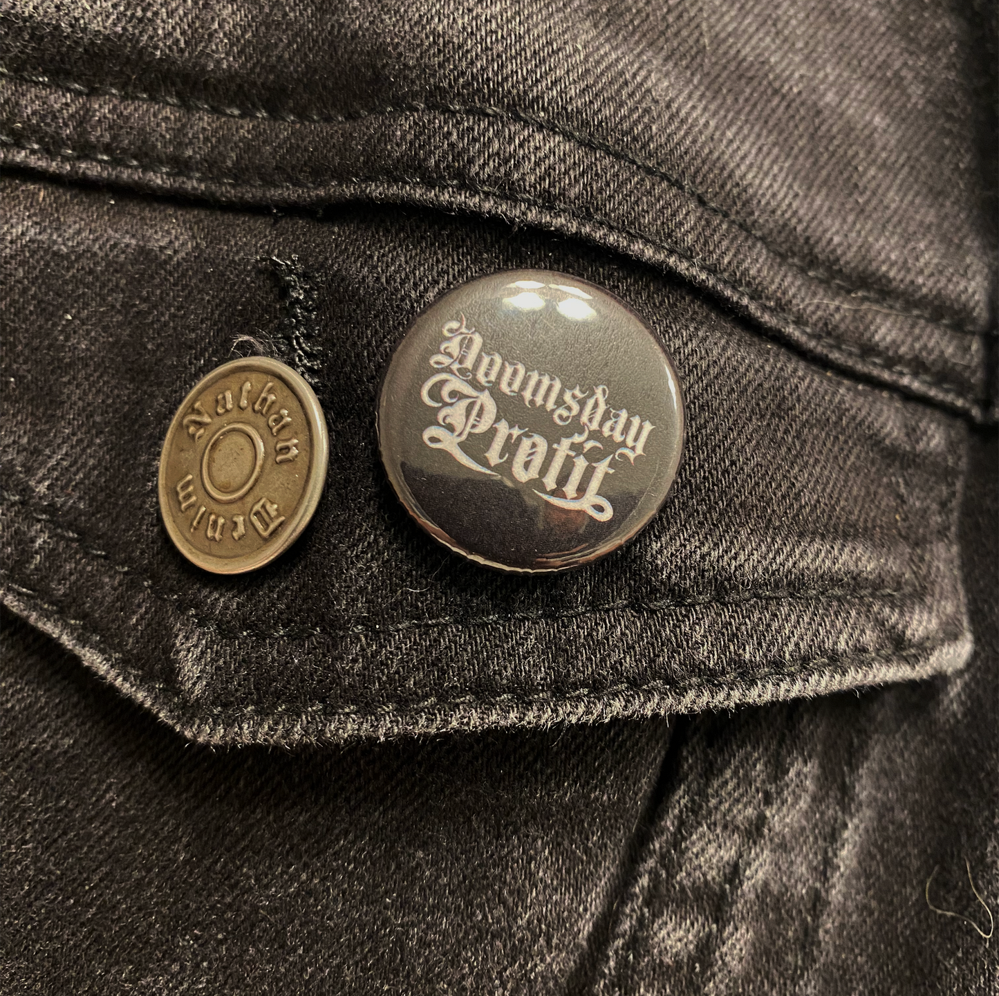 Doomsday Profit Logo - One-Inch Button