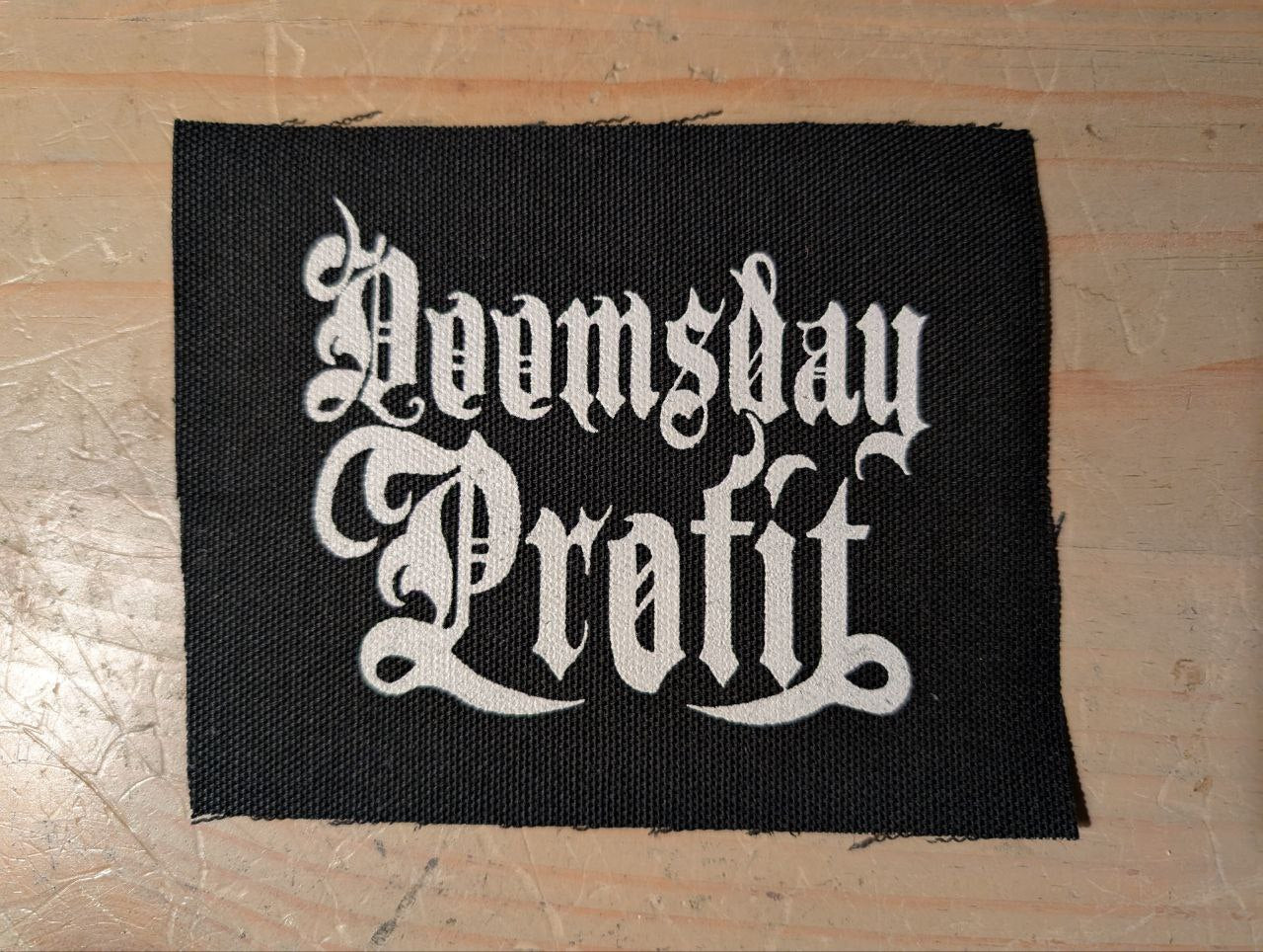 Doomsday Profit Logo Printed Patch