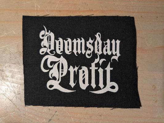 Doomsday Profit Logo Printed Patch